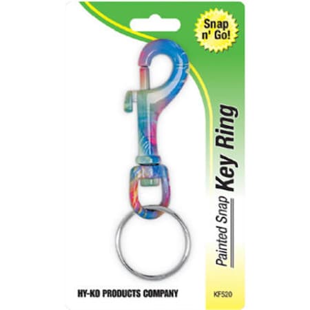 Hy-Ko KF520 Snap Key Ring, 5PK 396317